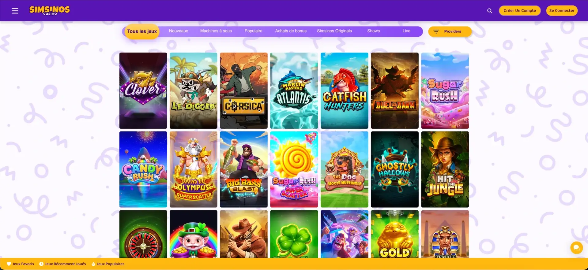 Catalogue de jeux
